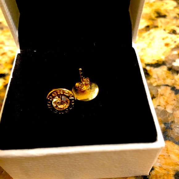 Coach button earring - Picture 2 of 3